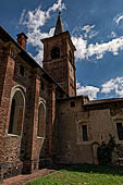 Castiglione Olona -  Chiesa della Collegiata. La torre campanaria. 